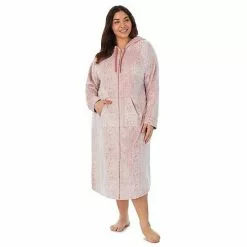Plus Size Koolaburra By UGG Plush Hooded Zip Robe With Kangaroo Pocket Castlerock Grey -Koolaburra by UGG shop unnamed file 1109
