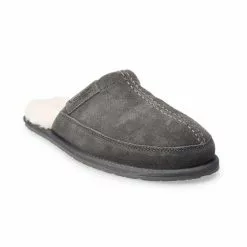Koolaburra By UGG Kolson Men's Suede Scuff Slippers Stone Gray -Koolaburra by UGG shop unnamed file 1212