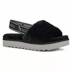 Koolaburra By UGG Fuzz'n II Women's Faux-Fur Sandals Black -Koolaburra by UGG shop unnamed file 1240