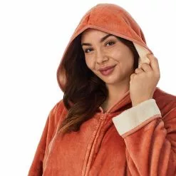 Plus Size Koolaburra By UGG Plush Hooded Zip Robe Trooper -Koolaburra by UGG shop unnamed file 1369