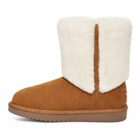 Koolaburra By UGG Aubrei Girls' Winter Boots Chestnut 3 Koolaburra By UGG Aubrei Girls' Winter Boots Chestnut - Image 3