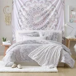 Koolaburra By UGG Bella Faux Fur Comforter Set With Shams Frost Gray -Koolaburra by UGG shop unnamed file 217