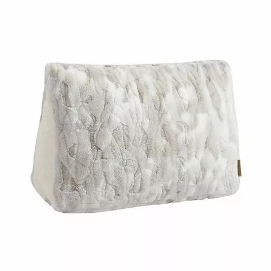 Koolaburra By UGG Nya Faux Fur Reading Wedge Pillow Birch 5 Koolaburra By UGG Nya Faux Fur Reading Wedge Pillow Birch - Image 5
