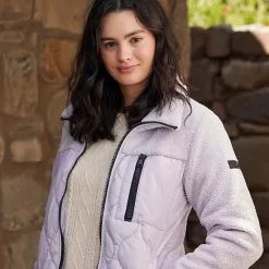 Women's Koolaburra By UGG Mixed-Media Fleece Jacket Lilac 17 Women's Koolaburra By UGG Mixed-Media Fleece Jacket Lilac -Koolaburra by UGG shop unnamed file 868