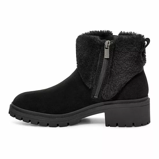 Koolaburra By UGG Berea Fuzz Women's Winter Boots Black 3 Koolaburra By UGG Berea Fuzz Women's Winter Boots Black - Image 3