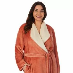 Plus Size Koolaburra By UGG Plush Wrap Robe Cafe Creme -Koolaburra by UGG shop unnamed file 887