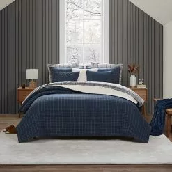 Koolaburra By UGG Sander Quilt Set With Shams Navy -Koolaburra by UGG shop unnamed file 909