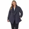 Plus Size Koolaburra By UGG Microfleece & Sherpa Open Cardigan Black